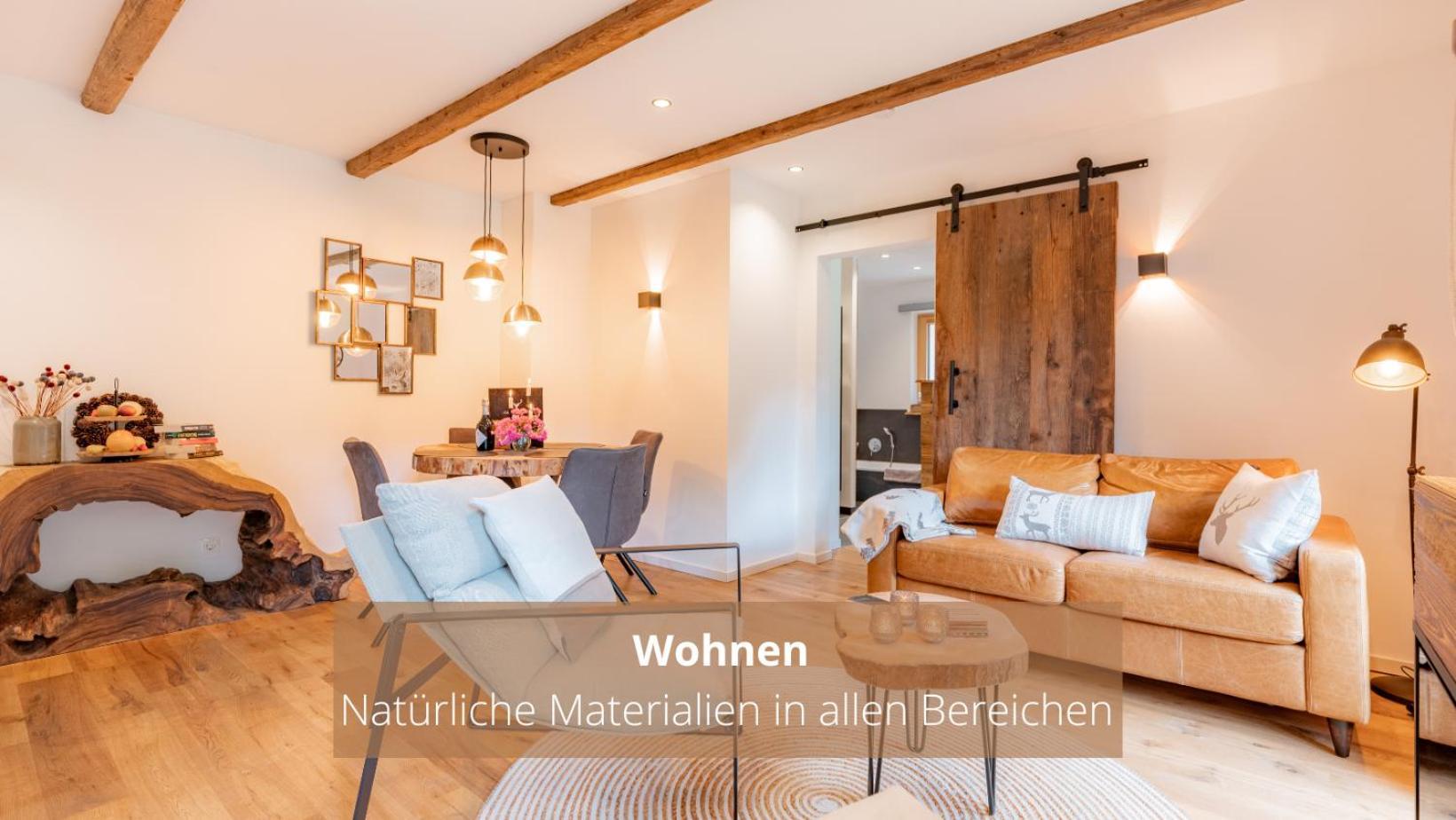 Chalet Waldhaeusl Luxurioese Ferienwohnungen Mit Sauna & Whirlpool, Kamin, Balkon Oder Terrasse Mit Bergblick 하일리겐불루트 외부 사진