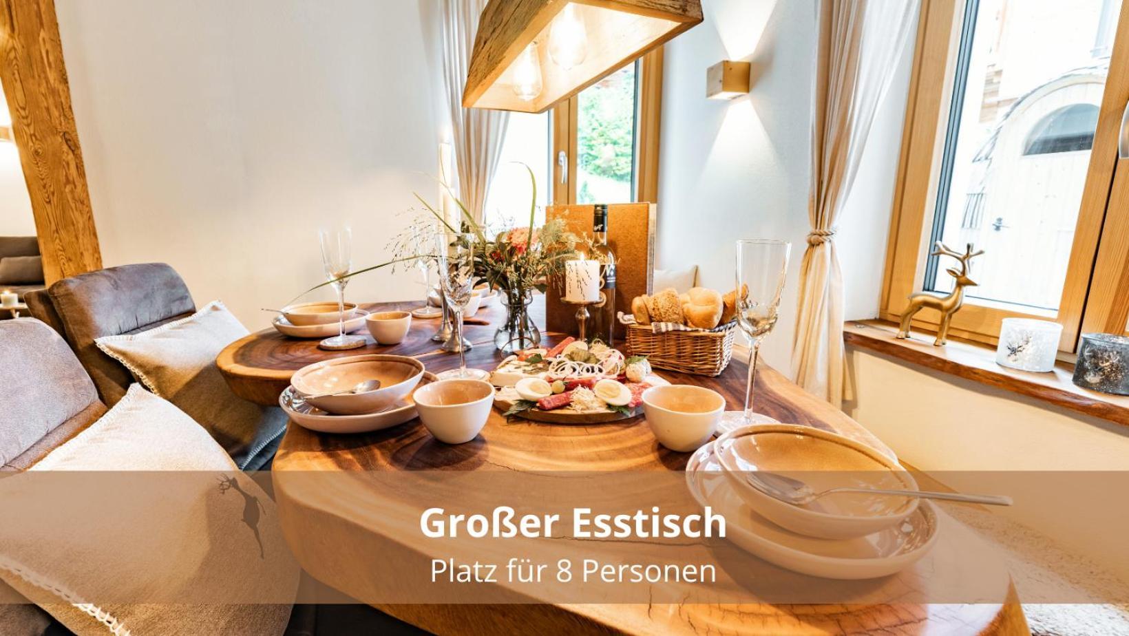 Chalet Waldhaeusl Luxurioese Ferienwohnungen Mit Sauna & Whirlpool, Kamin, Balkon Oder Terrasse Mit Bergblick 하일리겐불루트 외부 사진